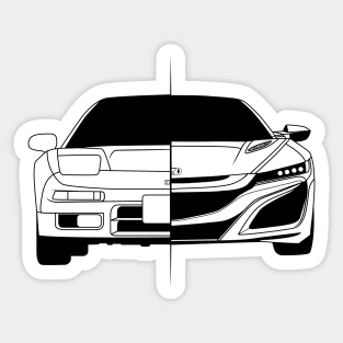 NSX Black Outline Sticker